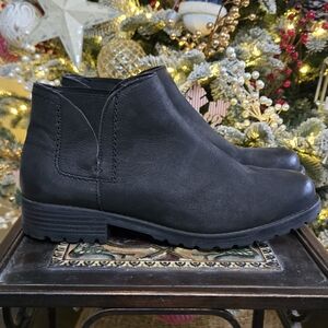 Clarks Black Ankle Boots